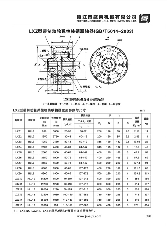 LXZ型弹性江南app官网|中国有限公司
